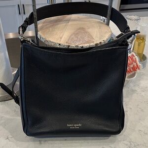 kate spade Black Leather Shoulder Bag